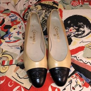 Vintage Chanel Cap Toe Flats